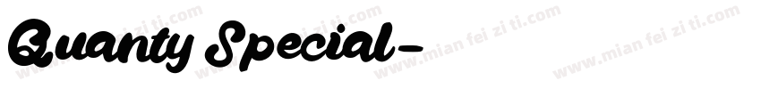 Quanty Special字体转换